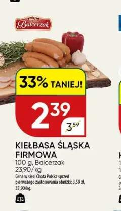 Kiełbasa Śląska Firmowa Balcerzak