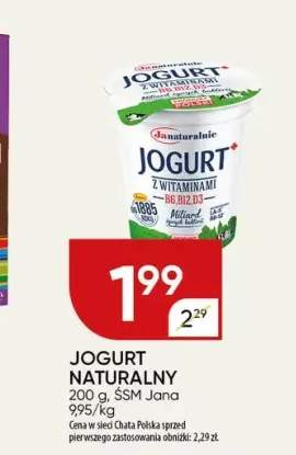 Jogurt naturalny SSM Jana