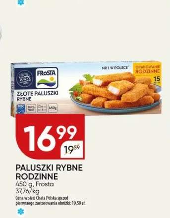 Złote paluszki rybne rodzinne Frosta