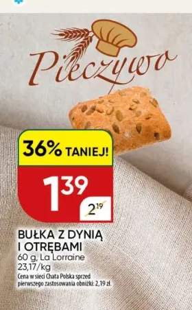 Bułka z dynią i otrębami La Lorraine