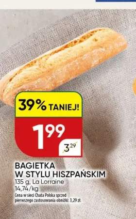 Bagietka w stylu hiszpańskim La Lorraine