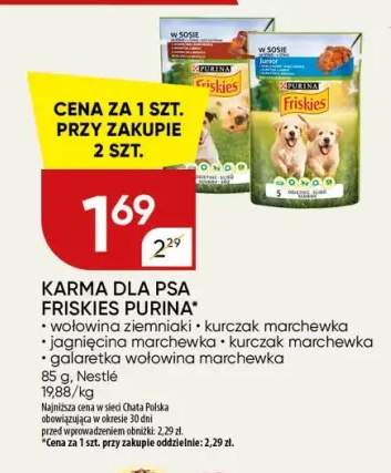 Karma dla psa Purina Friskies wołowina ziemniaki +3 warianty