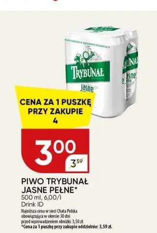 Piwo Trybunał Jasne Pełne