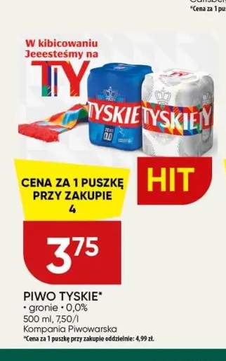 Piwo Tyskie Gronie +1 wariant