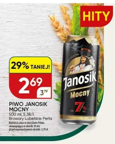 Piwo Janosik Mocny