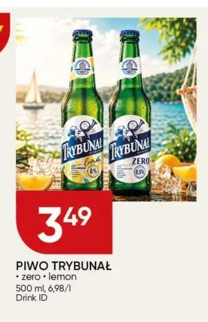 Piwo bezalkoholowe Trybunał Lemon +1 wariant