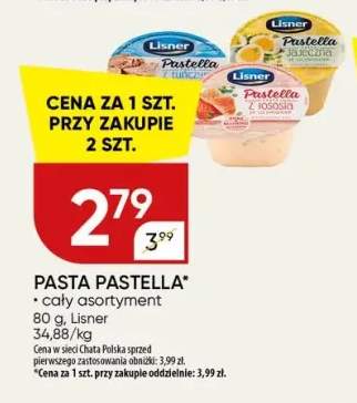 Pasta jajeczna Lisner Pastella +2 warianty