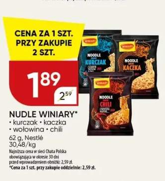 Nudle Winiary kurczak +3 warianty