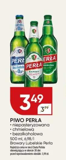 Piwo Perła Niepasteryzowana +2 warianty