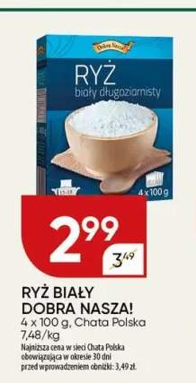 Ryż biały długoziarnisty Dobra Nasza!