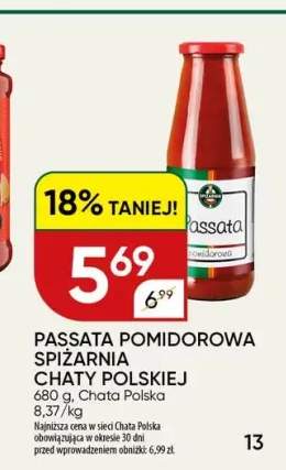 Passata pomidorowa Spiżarnia Chaty Polskiej