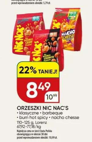 Orzeszki Nic Nac's klasyczne Lorenz +3 warianty