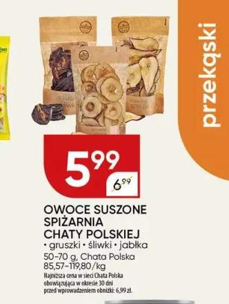 Owoce suszone gruszki Spiżarnia Chaty Polskiej +2 warianty