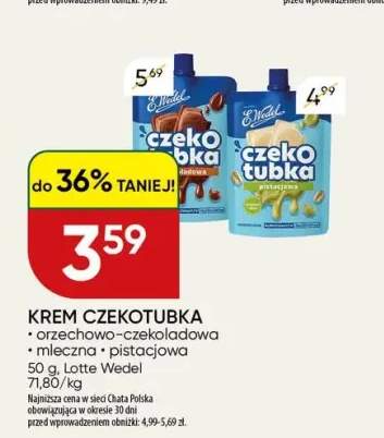 Krem Czekotubka E.Wedel orzechowo-czekoladowa +2 warianty