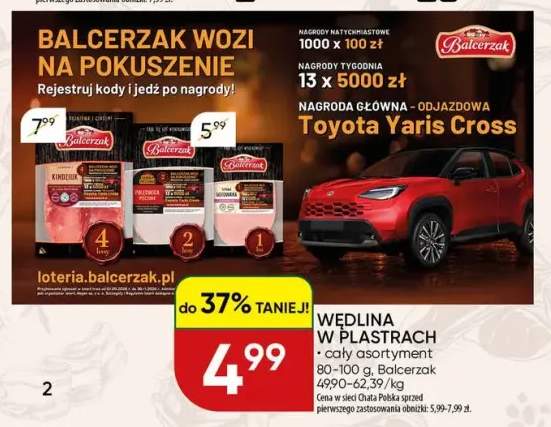 Wędlina w plastrach Balcerzak