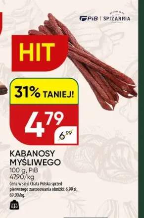 Kabanosy myśliwego PiB