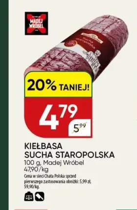 Kiełbasa sucha staropolska Madej Wróbel