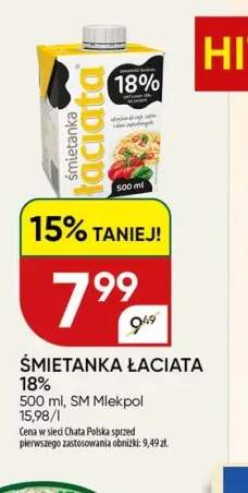 Śmietanka Łaciata 18%