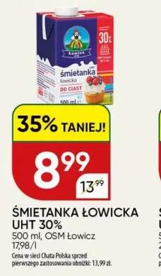 Śmietanka Łowicka UHT 30%