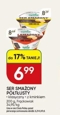 Ser smażony półtłusty klasyczny Frąckowiak +1 wariant