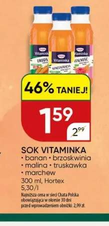 Sok Vitaminka banan Hortex +4 warianty
