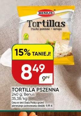 Tortilla pszenna Benus