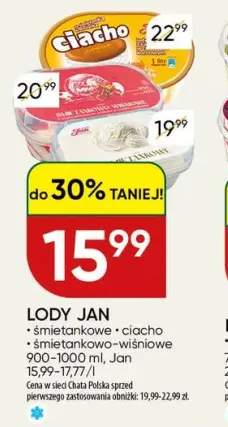 Lody Jan śmietankowe +2 warianty