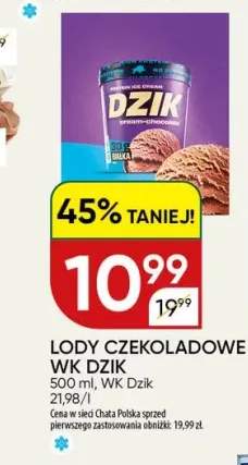 Lody czekoladowe WK Dzik