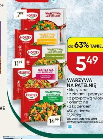 Warzywa na patelnię z ziołami i papryką Hortex +4 warianty