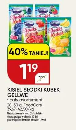 Kisiel Słodki Kubek Gellwe +3 warianty