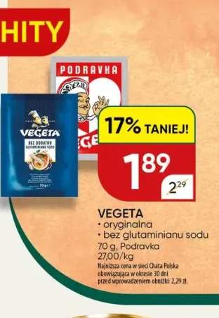 Przyprawa Vegeta oryginalna +1 wariant