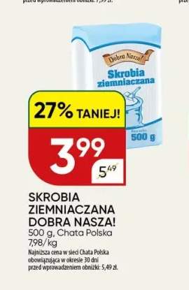 Skrobia ziemniaczana Dobra Nasza!