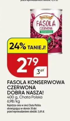 Fasola konserwowa czerwona Dobra Nasza!