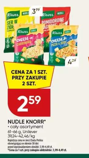 Nudle ser w ziołach Knorr +3 warianty
