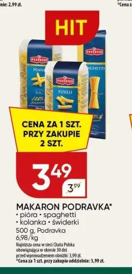 Makaron pióra Podravka +3 warianty