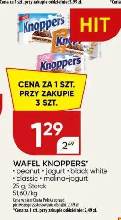 Wafel Knoppers peanut +4 warianty