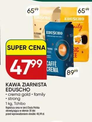 Kawa ziarnista Eduscho crema gold +2 warianty