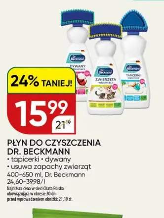 Płyn do czyszczenia tapicerki Dr. Beckmann +2 warianty