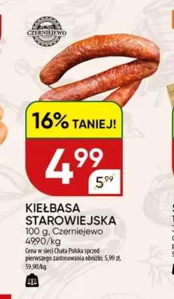 Kiełbasa starowiejska Czerniejewo