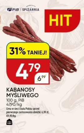 Kabanosy myśliwego PiB