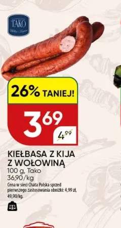 Kiełbasa z kija z wołowiną Tako