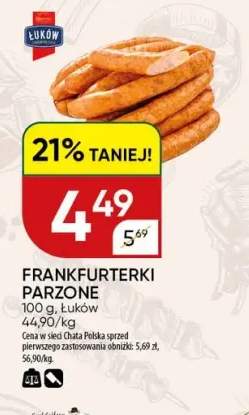 Frankfurterki parzone Łuków