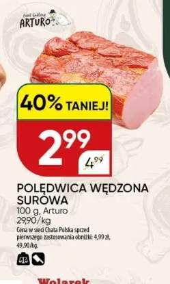 Polędwica wędzona surowa Arturo