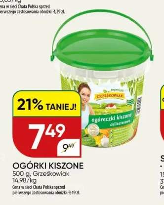 Ogórki kiszone Grześkowiak