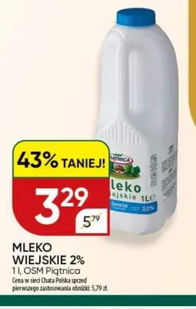 Mleko Wiejskie Piątnica 2%