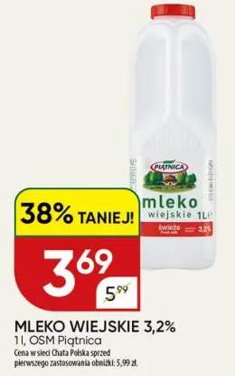 Mleko Wiejskie Piątnica 3,2%