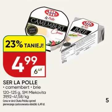 Ser camembert La Polle Mlekovita +1 wariant