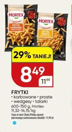 Frytki karbowane Hortex +3 warianty