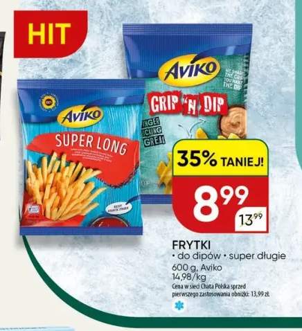 Frytki do dipów Aviko +1 wariant