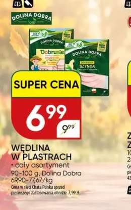 Wędlina w plastrach Dolina Dobra